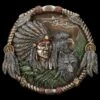Wandrelief - Indianer Mit Wolf Und Adler 1 Wandrelief - Indianer Mit Wolf Und Adler -FIGUREN Verkäufe 2D FS23926 Wandrelief Indianer mit Wolf und Adler 1 1280x1280