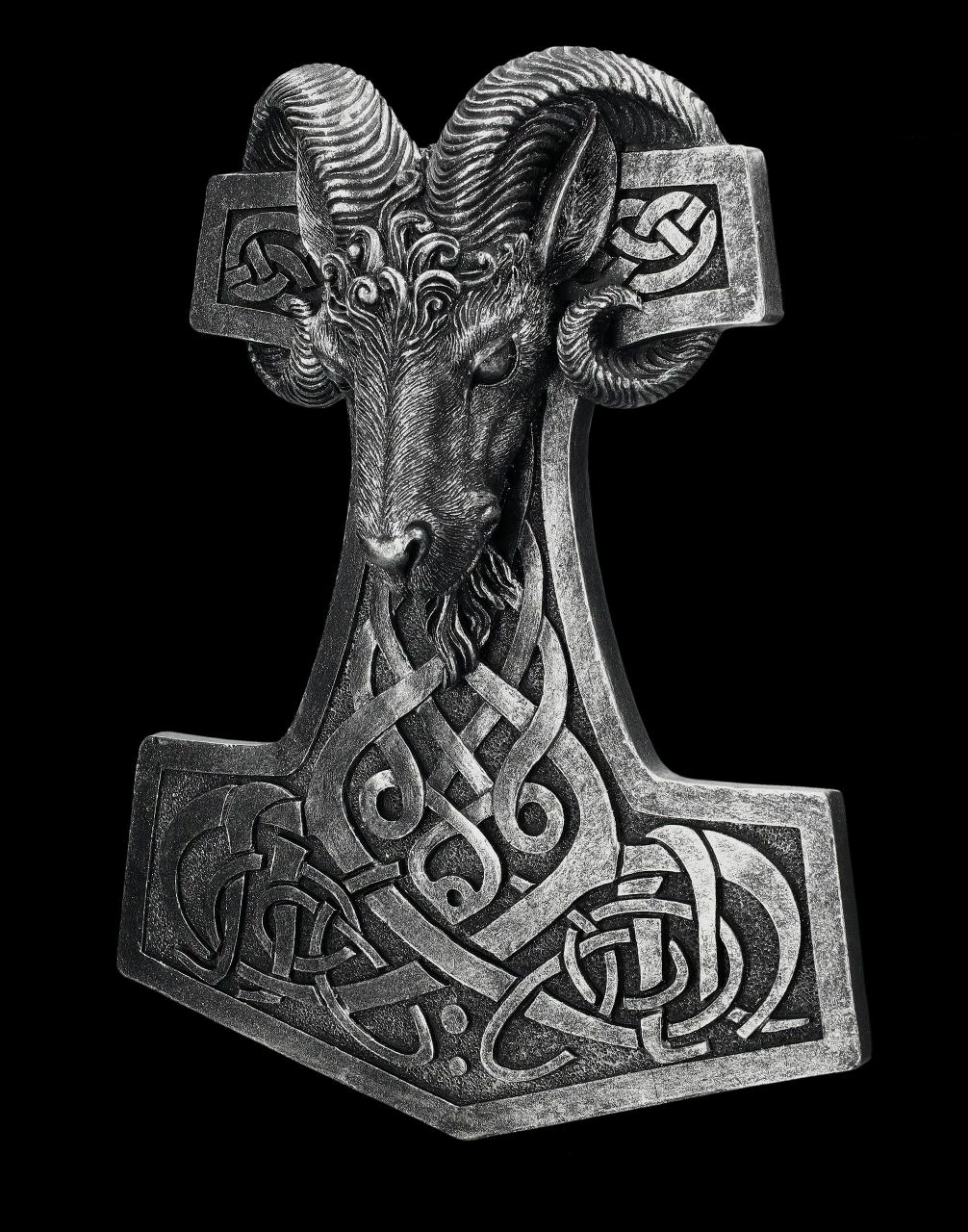 Wandrelief Wikinger - Thors Hammer Widder 5 Wandrelief Wikinger - Thors Hammer Widder – Bild 3
