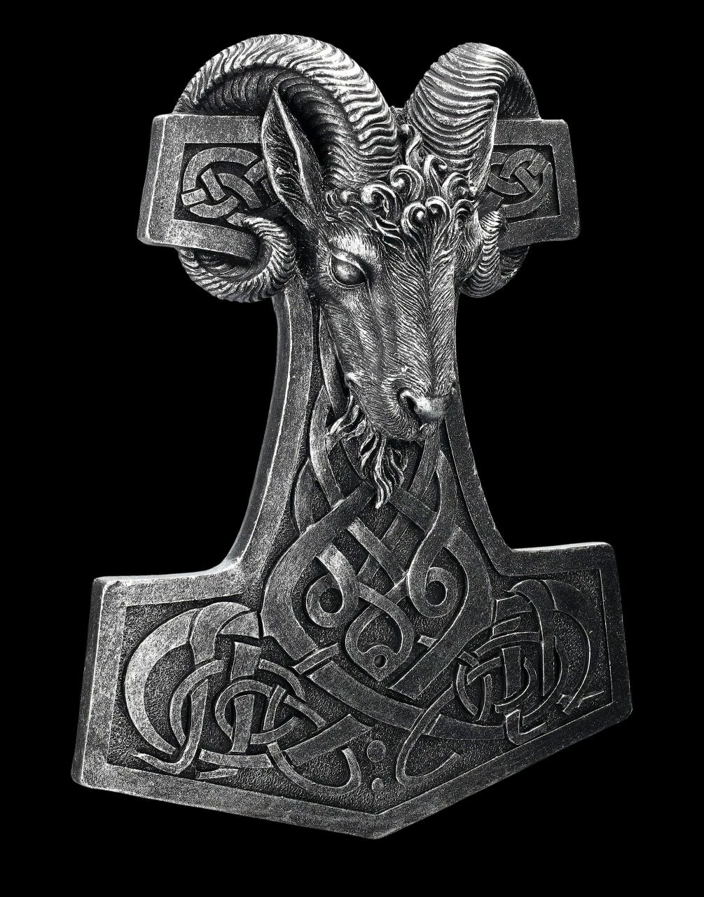 Wandrelief Wikinger - Thors Hammer Widder 4 Wandrelief Wikinger - Thors Hammer Widder – Bild 2