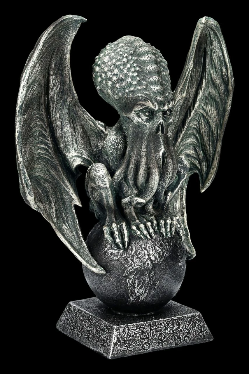 Cthulhu Figur Auf Weltkugel 4 Cthulhu Figur Auf Weltkugel – Bild 2