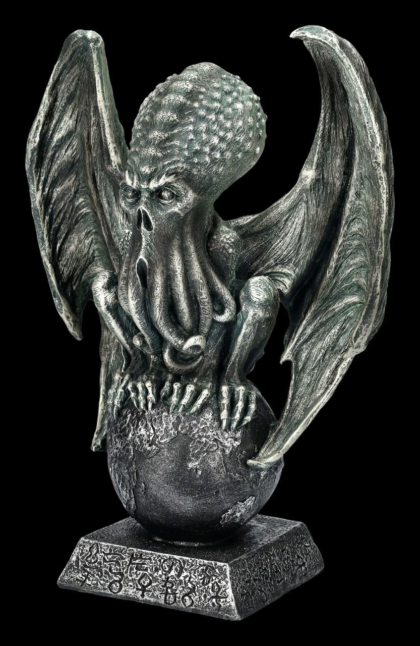 Cthulhu Figur Auf Weltkugel 5 Cthulhu Figur Auf Weltkugel – Bild 3