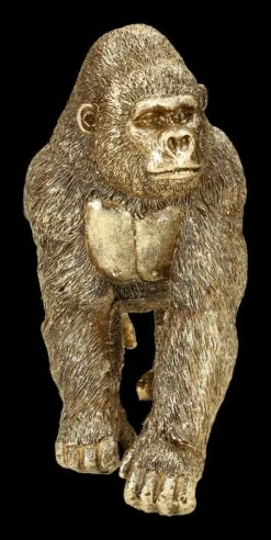 Gorilla Figur Goldfarben -FIGUREN Verkäufe 2D FS23964 Gorilla Figur goldfarben 1 1280x1280