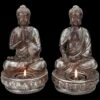 Buddha Teelichthalter 2er Set - Meditation 2 Buddha Teelichthalter 2er Set - Meditation -FIGUREN Verkäufe 2D FS23993 Buddha Teelichthalter 2er Set Meditation 9 1280x1280