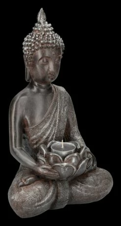 Buddha Teelichthalter - Verziert Braun -FIGUREN Verkäufe 2D FS23997 Buddha Teelichthalter Verziert braun 6 1280x1280