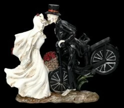 Skelett Figuren - Brautpaar Küssend Auf Fahrrad 10 Skelett Figuren - Brautpaar Küssend Auf Fahrrad -FIGUREN Verkäufe 2D FS24013 Skelett Figuren Brautpaar kussend mit Fahrrad 1 1280x1280