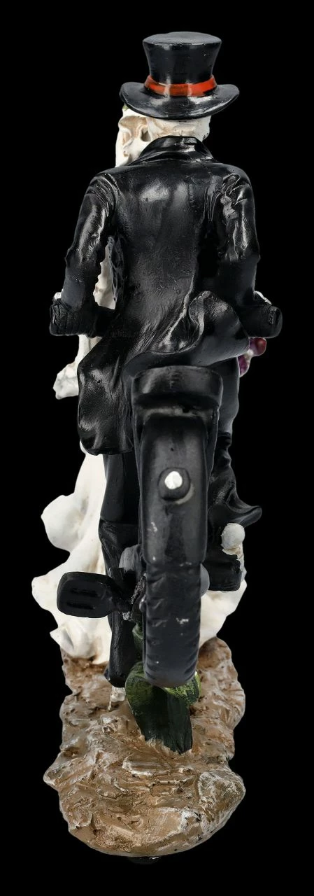 Skelett Figuren - Brautpaar Küssend Auf Fahrrad 7 Skelett Figuren - Brautpaar Küssend Auf Fahrrad – Bild 5