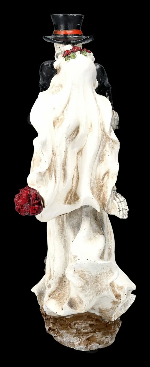 Skelett Figuren - Brautpaar Küssend Auf Fahrrad 6 Skelett Figuren - Brautpaar Küssend Auf Fahrrad – Bild 4