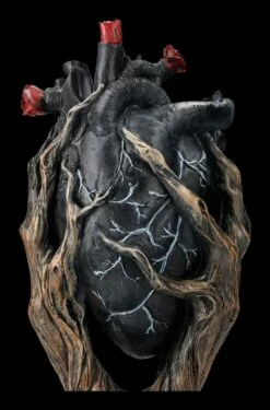 Greenman Figur Umschlingt Schwarzes Herz -FIGUREN Verkäufe 2D FS24014 Greenman Figur umschlinkt schwarzes Herz 11 1280x1280