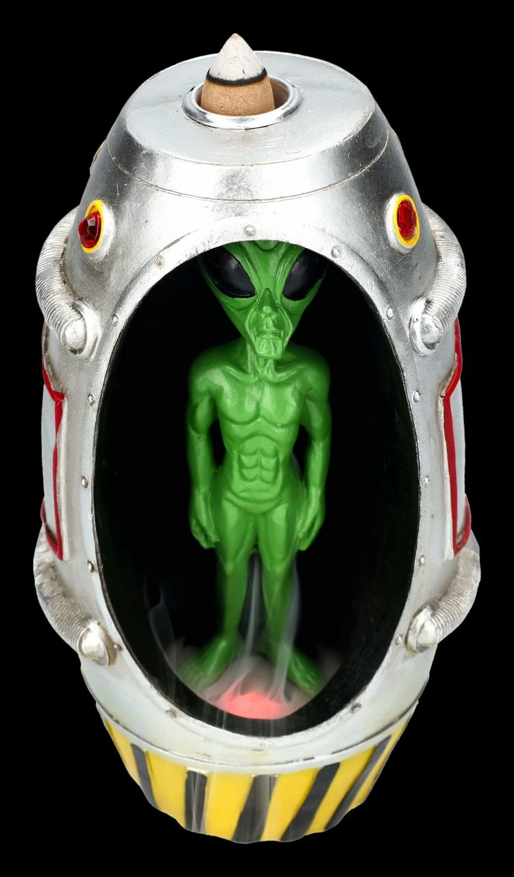 Backflow Räucherhalter - Alien Rettungskapsel 5 Backflow Räucherhalter - Alien Rettungskapsel – Bild 3