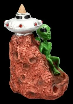 Backflow Räucherhalter - Alien Mit Ufo -FIGUREN Verkäufe 2D FS24023 Backflow Raucherhalter Alien mit Ufo 5 1280x1280