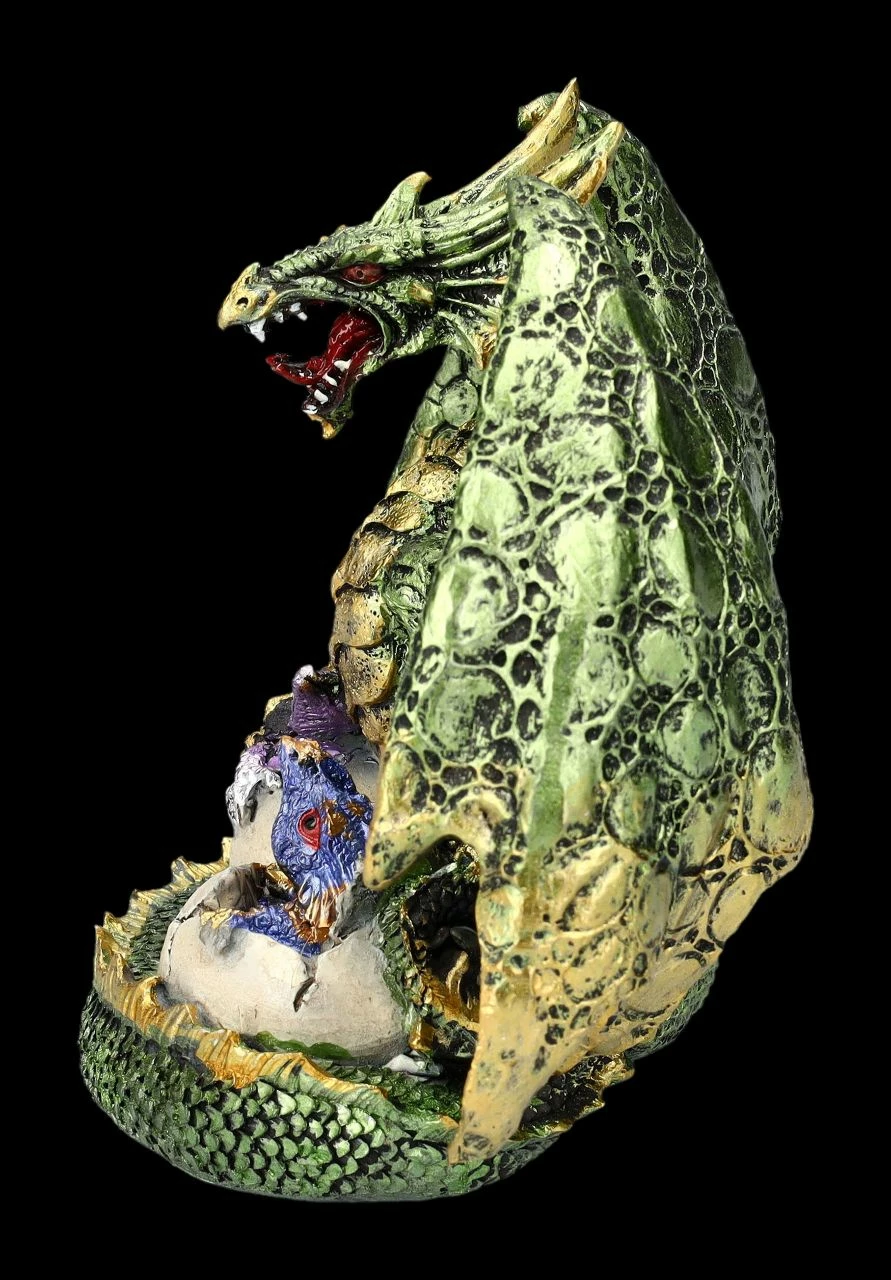Grüne Drachenfigur Mit Jungen 8 Grüne Drachenfigur Mit Jungen – Bild 6