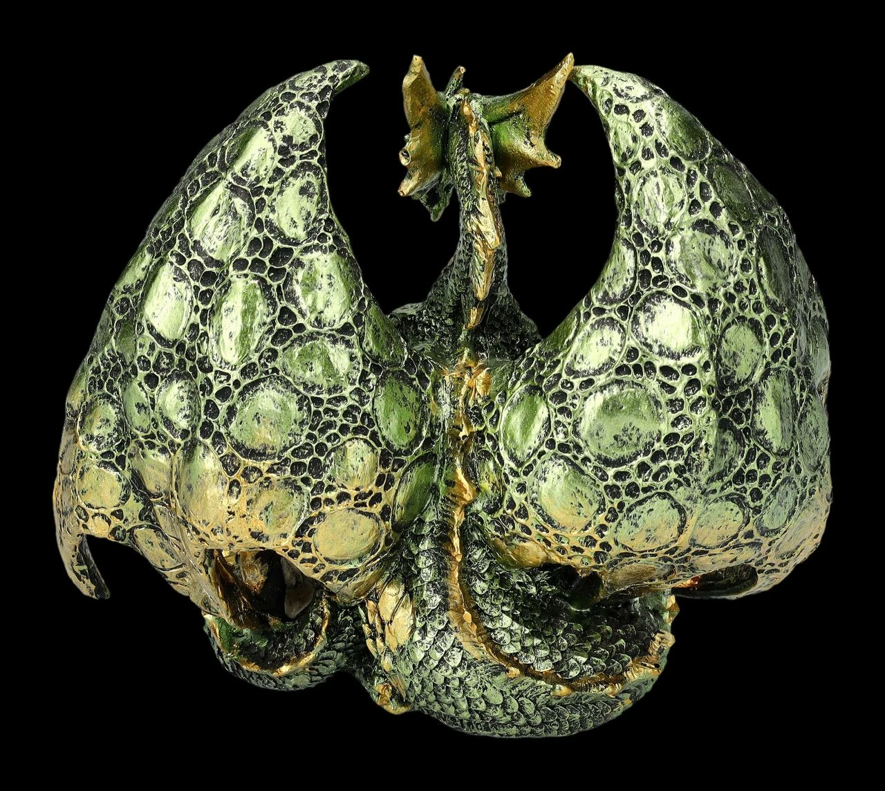 Grüne Drachenfigur Mit Jungen 6 Grüne Drachenfigur Mit Jungen – Bild 4