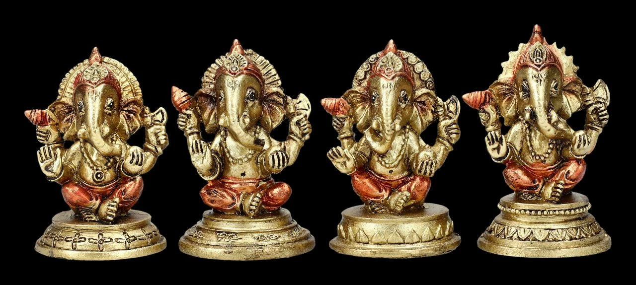 Ganesha Figuren - 12er Set 7 Ganesha Figuren - 12er Set – Bild 5