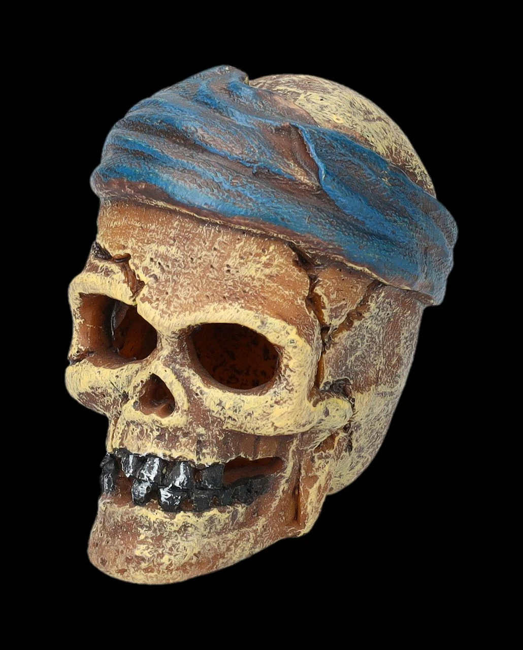 Aquarium Figur - Totenkopf Pirat Mit Tuch 5 Aquarium Figur - Totenkopf Pirat Mit Tuch – Bild 3
