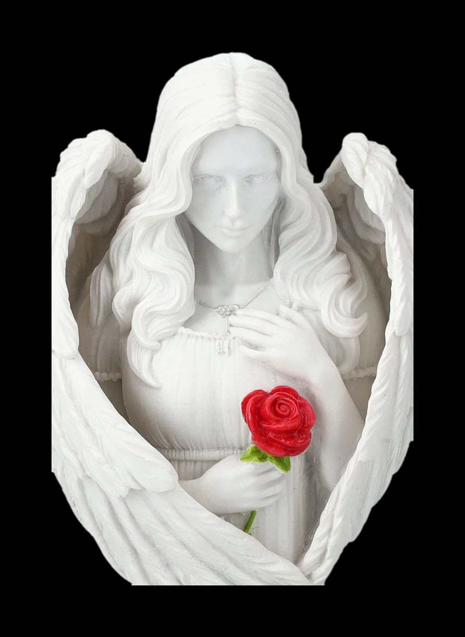 Engelfigur - Angel Blessing Mit Rose Klein 9 Engelfigur - Angel Blessing Mit Rose Klein – Bild 7