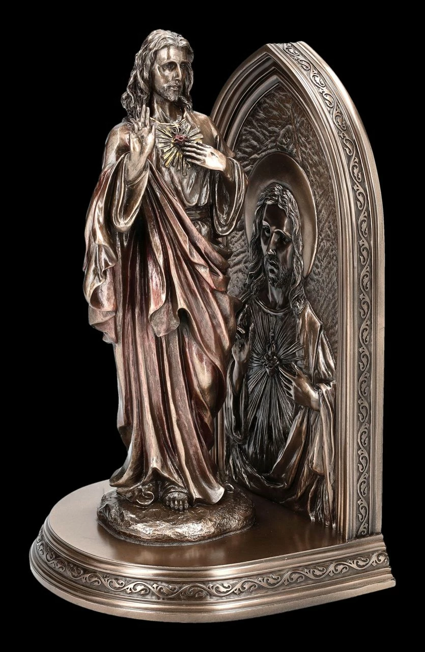 Buchstütze Jesus Figur - Heiligstes Herz Jesu 4 Buchstütze Jesus Figur - Heiligstes Herz Jesu – Bild 2