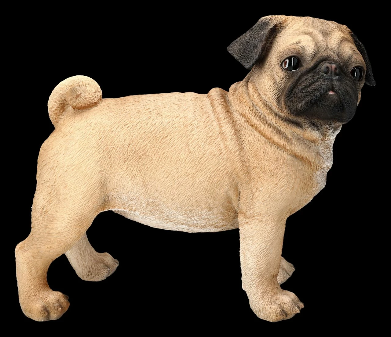 Mops Figur Stehend 4 Mops Figur Stehend – Bild 2