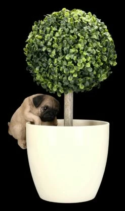 Mops Welpen Figur Als Blumentopf-Hänger -FIGUREN Verkäufe 2D FS24307 Mops Welpen Figur als Blumentopf Hanger 10 1280x1280