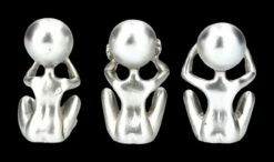 Alien Figuren - Nichts Böses Silberfarben -FIGUREN Verkäufe 2D FS24310 Alien Figur Nichts B ses silberfarben 4 1280x1280