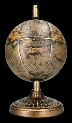 Globus Mediterran - Kunstleder Bronziertes Metall -FIGUREN Verkäufe 2D FS24344 Globus Mediterran Kunstleder bronziertes Metall 5 1280x1280