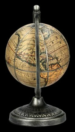 Globus Klassisch - Kunstleder Satiniertes Metall -FIGUREN Verkäufe 2D FS24345 Globus klassisch Kunstleder satiniertes Metall 2 1280x1280