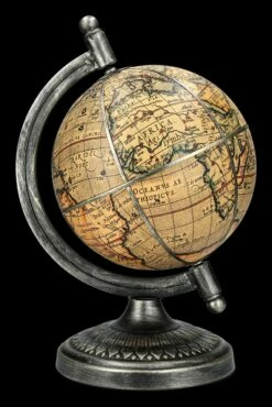 Globus Klassisch - Kunstleder Satiniertes Metall -FIGUREN Verkäufe 2D FS24345 Globus klassisch Kunstleder satiniertes Metall 3 1280x1280