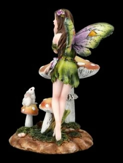 Elfen Figur Dora Mit Hase Lehnt An Pilz 13 Elfen Figur Dora Mit Hase Lehnt An Pilz -FIGUREN Verkäufe 2D FS24359 Elfen Figur Dora mit Hase lehnt an Pilz 2 1280x1280