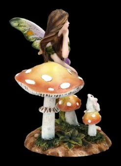 Elfen Figur Dora Mit Hase Lehnt An Pilz 15 Elfen Figur Dora Mit Hase Lehnt An Pilz -FIGUREN Verkäufe 2D FS24359 Elfen Figur Dora mit Hase lehnt an Pilz 4 1280x1280