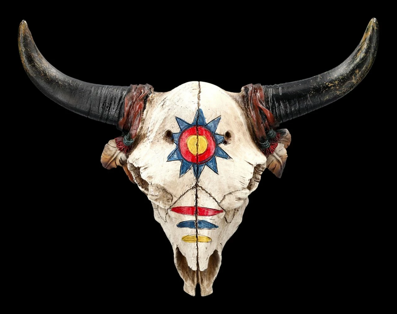 Wanddeko - Bison Totenkopf Mit Kriegsbemalung 4 Wanddeko - Bison Totenkopf Mit Kriegsbemalung – Bild 2