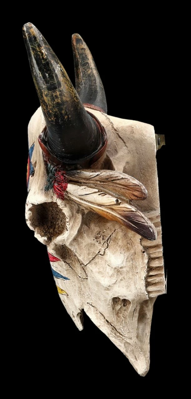 Wanddeko - Bison Totenkopf Mit Kriegsbemalung 6 Wanddeko - Bison Totenkopf Mit Kriegsbemalung – Bild 4