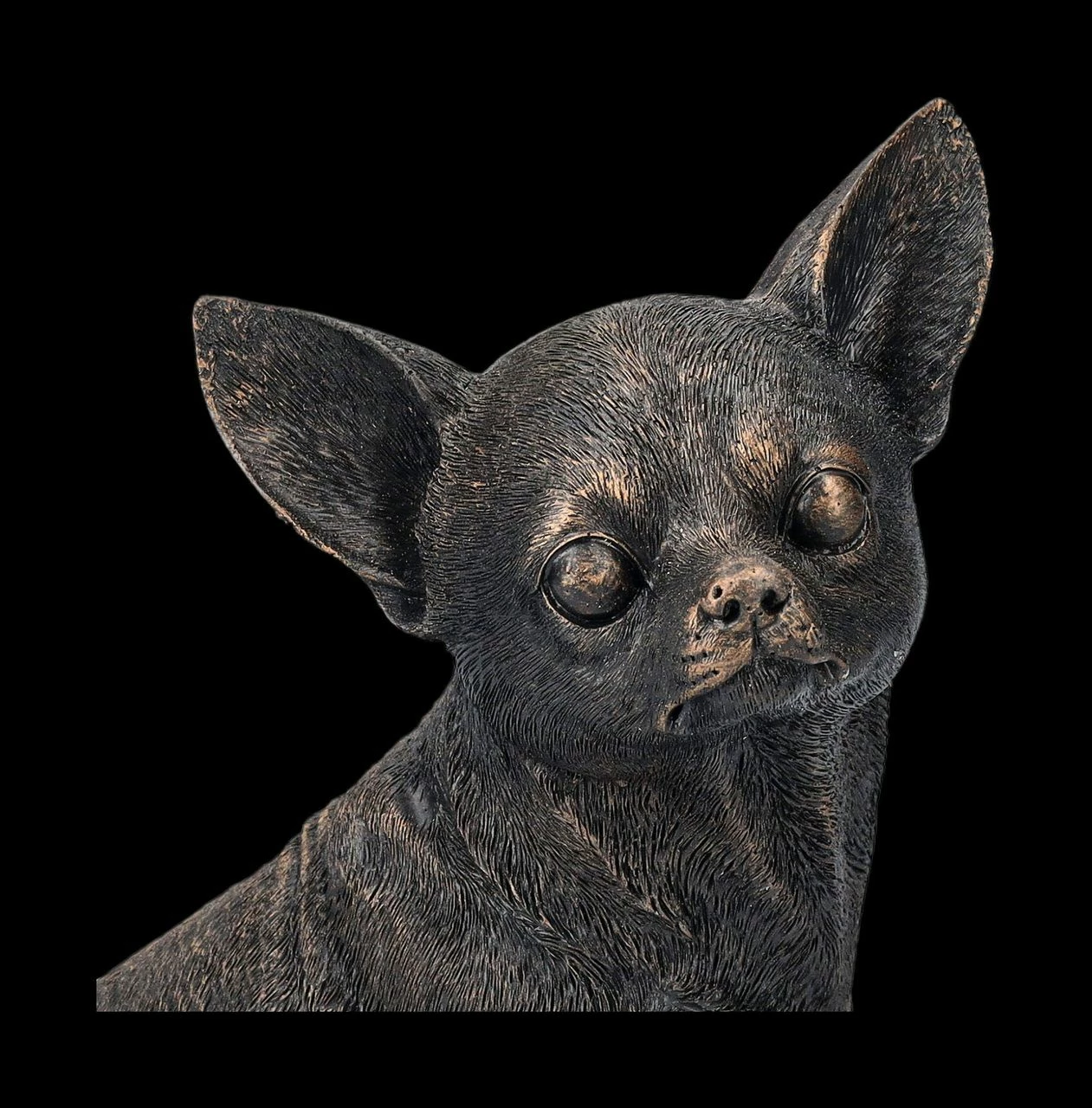 Hunde Figur - Chihuahua Bronziert 9 Hunde Figur - Chihuahua Bronziert – Bild 7