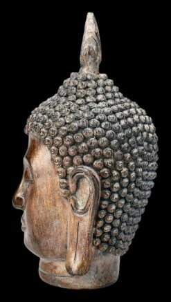 Buddha Kopf Dekofigur - Vintage Look Braun -FIGUREN Verkäufe 2D FS24401 Buddha Kopf Dekofigur Vintage Look braun 2 1280x1280