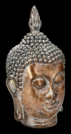 Buddha Kopf Dekofigur - Vintage Look Braun -FIGUREN Verkäufe 2D FS24401 Buddha Kopf Dekofigur Vintage Look braun 5 1280x1280