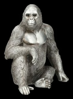 Gorilla Figur - Antik-Silber -FIGUREN Verkäufe 2D FS24409 Gorilla Figur Antik Silber 6 1280x1280