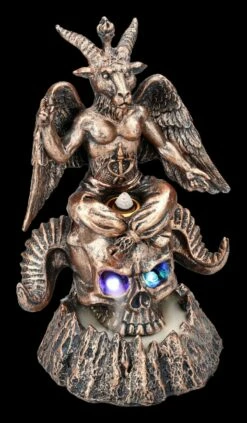 Backflow Räucherhalter - Baphomet Auf Schädel 17 Backflow Räucherhalter - Baphomet Auf Schädel -FIGUREN Verkäufe 2D FS24421 Backflow Raucherhalter Bauhomet auf Schadel LED 14 1280x1280