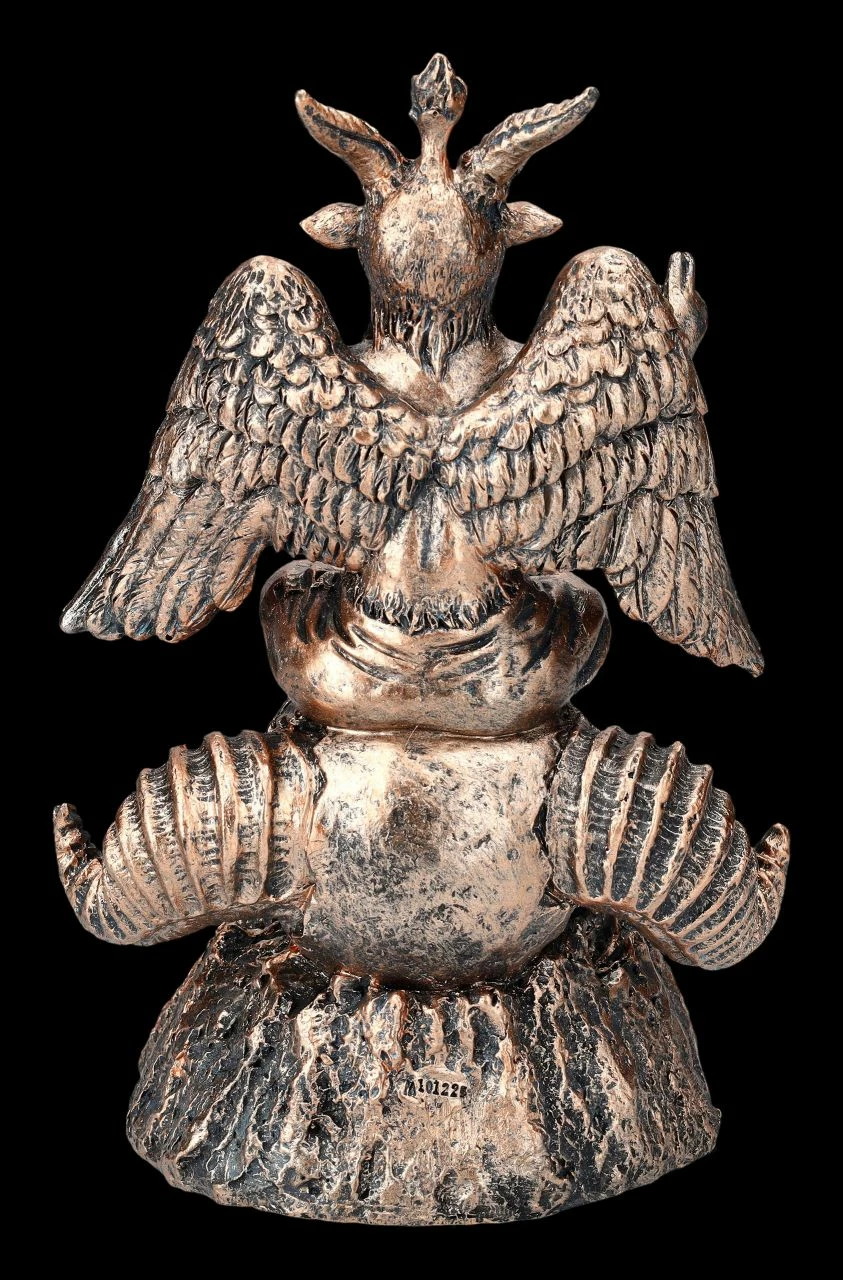 Backflow Räucherhalter - Baphomet Auf Schädel 7 Backflow Räucherhalter - Baphomet Auf Schädel – Bild 5