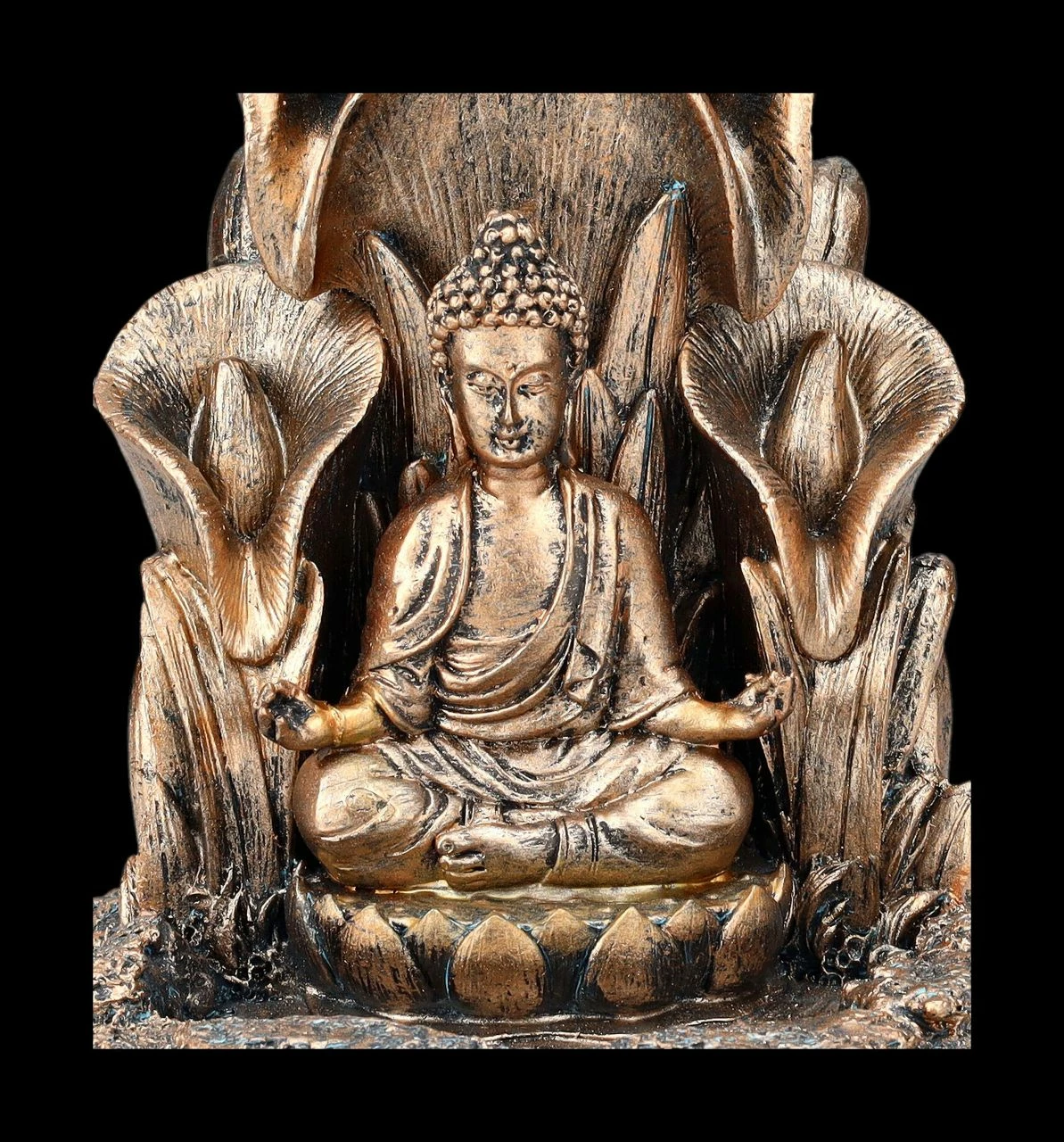 Backflow Räucherhalter - Buddha Mit Lotus 9 Backflow Räucherhalter - Buddha Mit Lotus – Bild 7