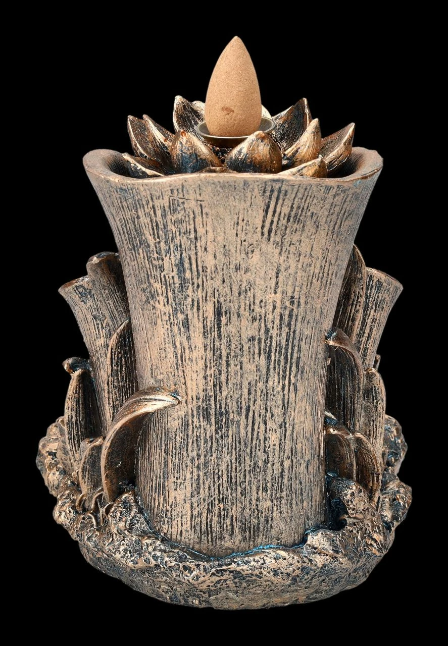 Backflow Räucherhalter - Buddha Mit Lotus 6 Backflow Räucherhalter - Buddha Mit Lotus – Bild 4