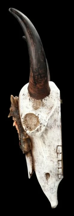 Wanddeko - Totenkopf Kuh Mit Indianer Relief 11 Wanddeko - Totenkopf Kuh Mit Indianer Relief -FIGUREN Verkäufe 2D FS24434 Wanddeko Totenkopf Kuh mit Indianer Relief 2 1280x1280