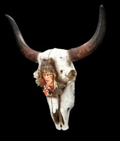 Wanddeko - Totenkopf Kuh Mit Indianer Relief 10 Wanddeko - Totenkopf Kuh Mit Indianer Relief -FIGUREN Verkäufe 2D FS24434 Wanddeko Totenkopf Kuh mit Indianer Relief 5 1280x1280