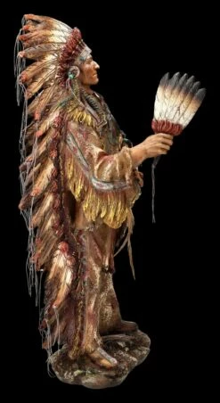 Indianer Figur - Häuptling Mit Schädel Groß 14 Indianer Figur - Häuptling Mit Schädel Groß -FIGUREN Verkäufe 2D FS24442 Indianer Figur Haptling mit Schadel gross 6 1280x1280