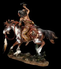 Indianer Figur - Reitend Mit Tomahawk Groß -FIGUREN Verkäufe 2D FS24445 Indianer Figur Reitend mit Tomahawk gross 7 1280x1280
