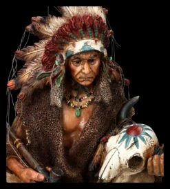 Indianer Figur - Häuptling Mit Friedenspfeife Groß 15 Indianer Figur - Häuptling Mit Friedenspfeife Groß -FIGUREN Verkäufe 2D FS24446 Indianer Figur Hauptling mit Friedenspfeife gross 9 1280x1280