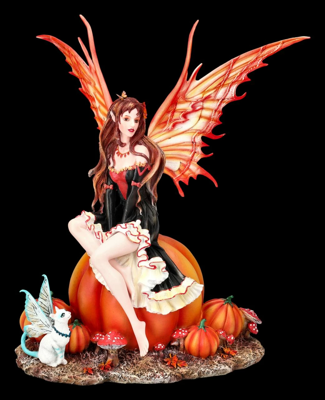 Elfen Figur Mit Kürbissen By Amy Brown 3 Elfen Figur Mit Kürbissen By Amy Brown