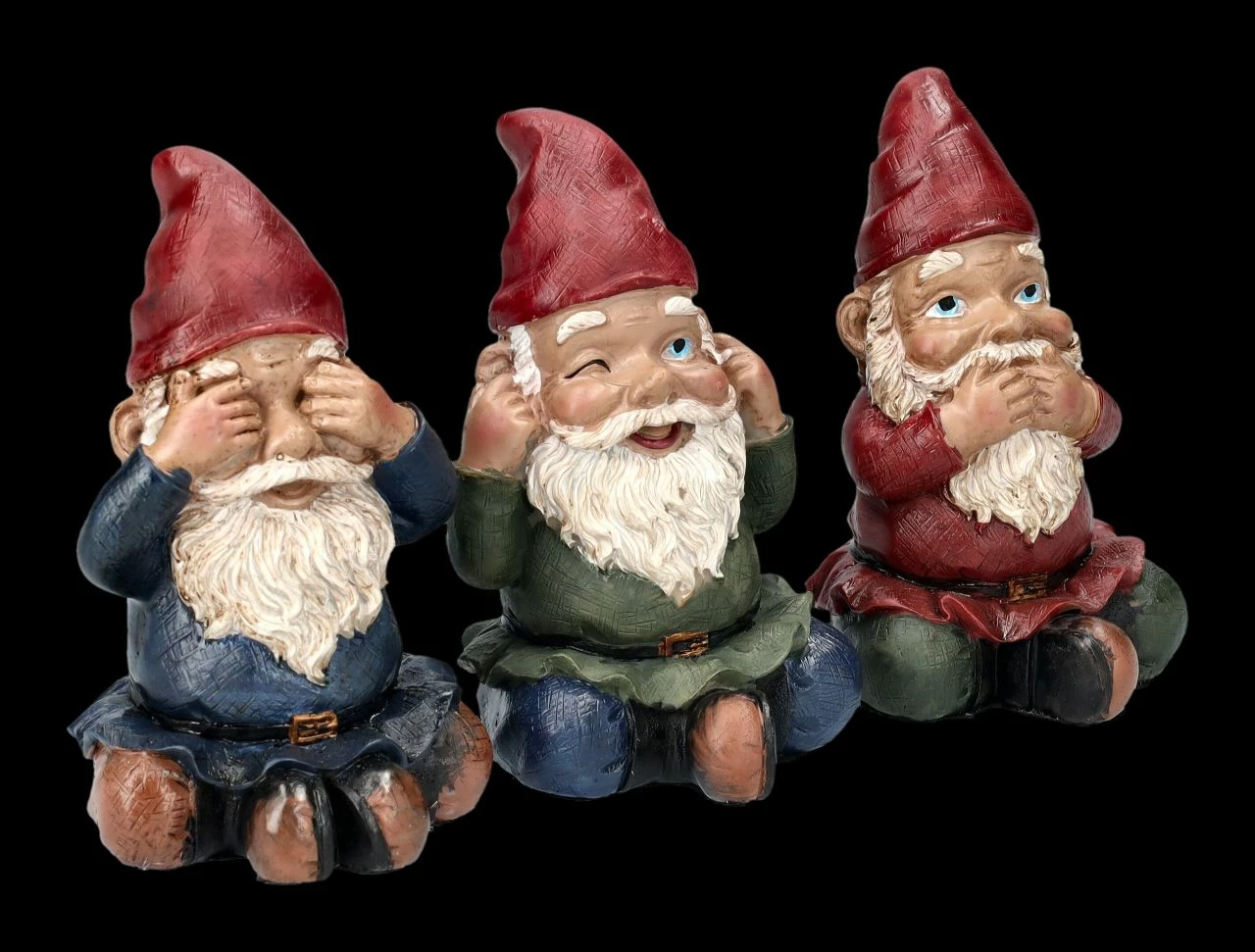 Zwergen Figuren - Nichts Böses 4 Zwergen Figuren - Nichts Böses – Bild 2