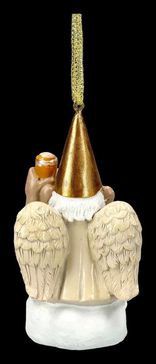 Christbaumschmuck - Gartenzwerg Engel Mit Bier 8 Christbaumschmuck - Gartenzwerg Engel Mit Bier – Bild 6