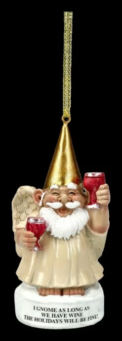 Christbaumschmuck - Gartenzwerg Engel Mit Wein 11 Christbaumschmuck - Gartenzwerg Engel Mit Wein -FIGUREN Verkäufe 2D FS24482 Christbaumschmuck Gartenzwerg Engel mit Wein 1 1280x1280