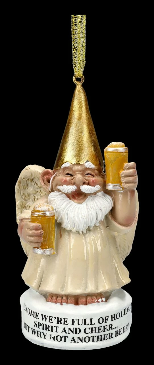 Christbaumschmuck - Gartenzwerg Engel Prost 4 Christbaumschmuck - Gartenzwerg Engel Prost – Bild 2