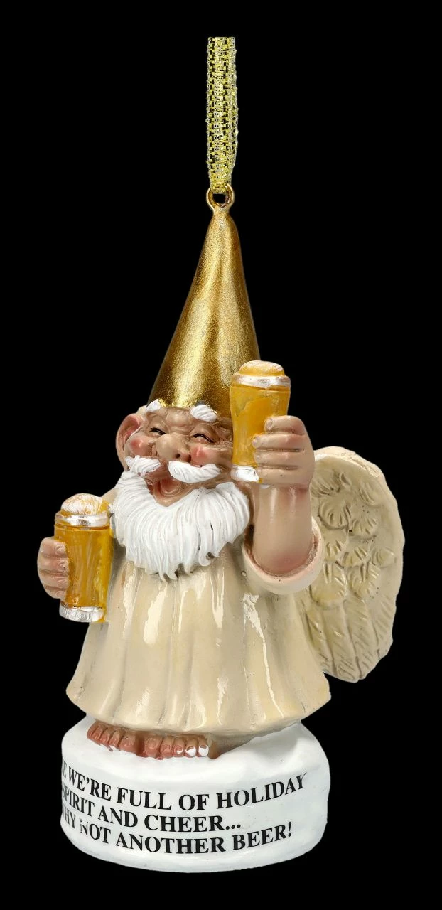 Christbaumschmuck - Gartenzwerg Engel Prost 6 Christbaumschmuck - Gartenzwerg Engel Prost – Bild 4