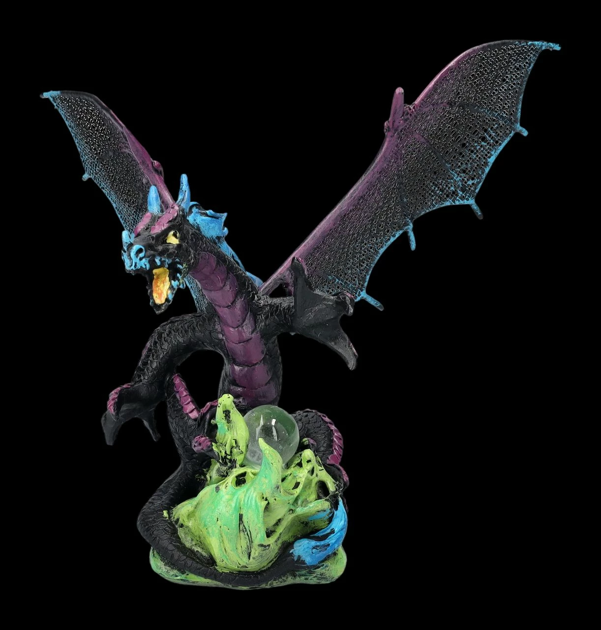 Pterosaur Drachen Figur Blau-lila 3 Pterosaur Drachen Figur Blau-lila